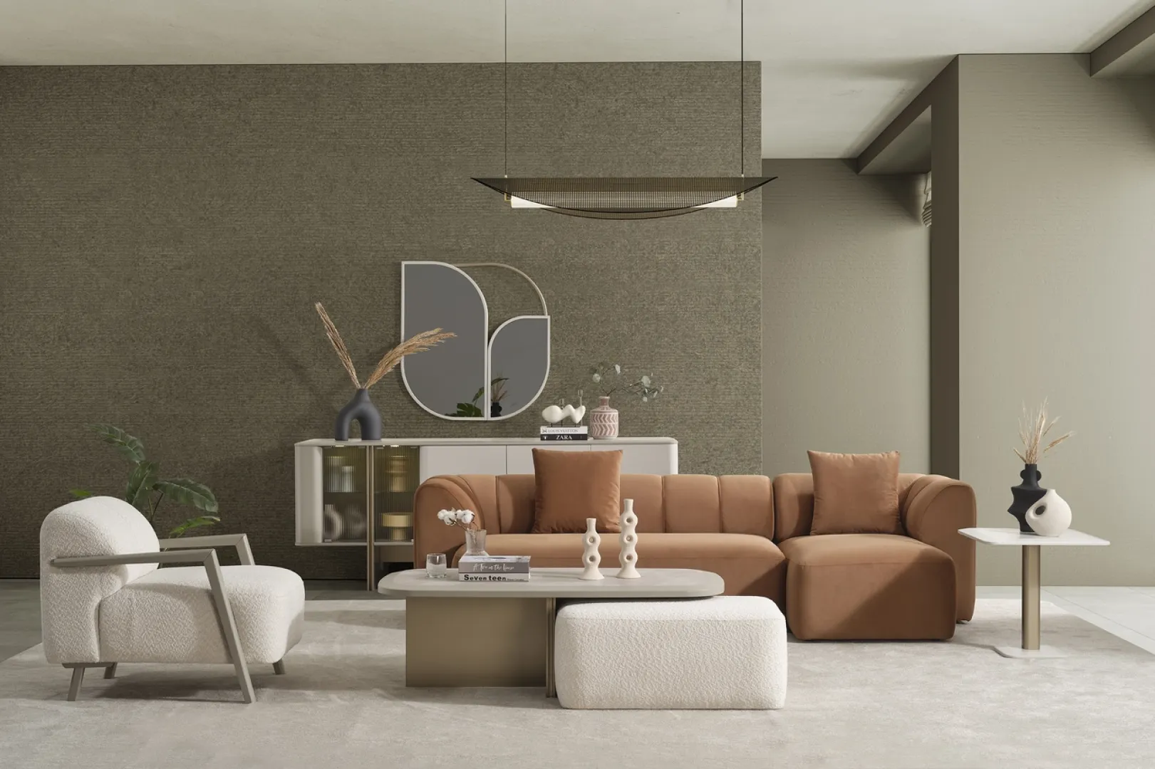 Harley Köşe Takımı - Turuncu