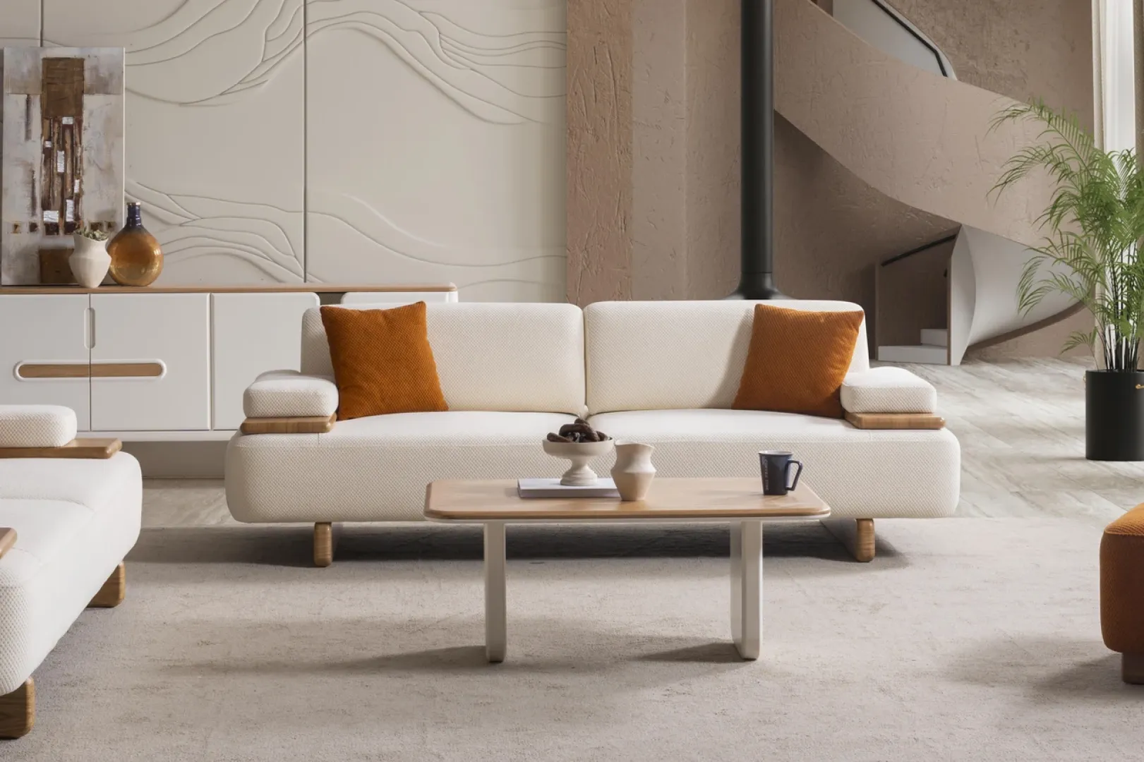 Lisa Koltuk Takımı - Kiremit