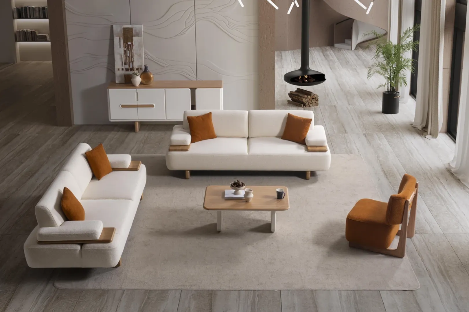 Lisa Koltuk Takımı - Kiremit