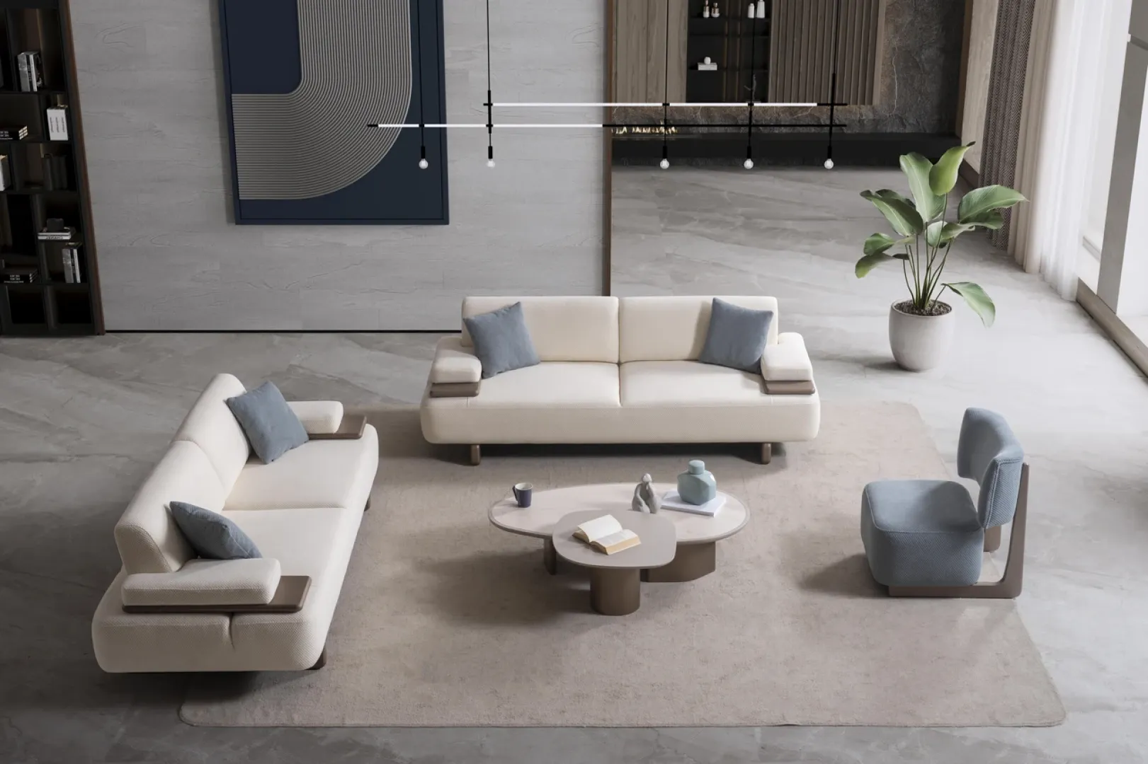 Lisa Koltuk Takımı - Mavi